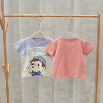 Детска тениска с апликация-за момичета и момчета