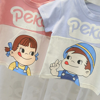 Детска тениска с апликация-за момичета и момчета