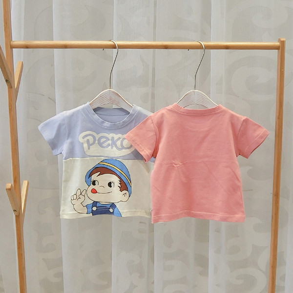 Детска тениска с апликация-за момичета и момчета