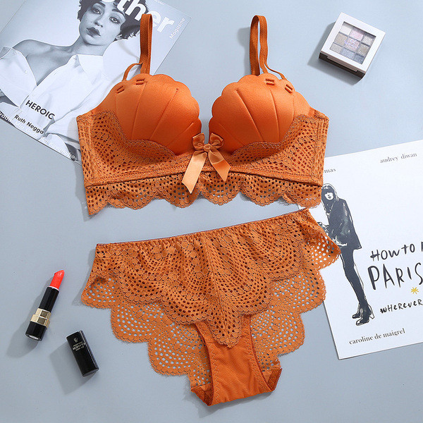 Model nou de lenjerie intimă în două părți cu dantelă în mai multe culori