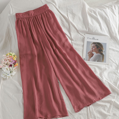 Női nyári nadrág gumírozással több színben