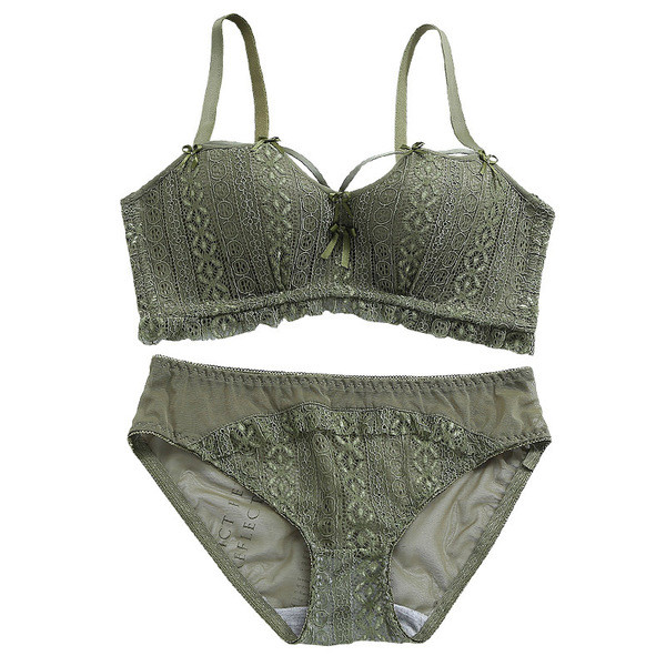 Intim fehérnemű két részből, fekete, zöld és rózsaszín színben