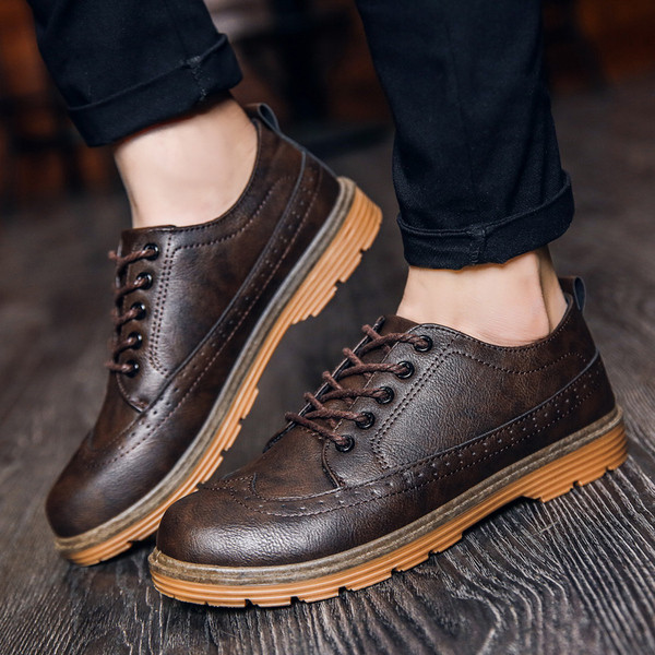 Formális férfi eco bőr cipő több színben