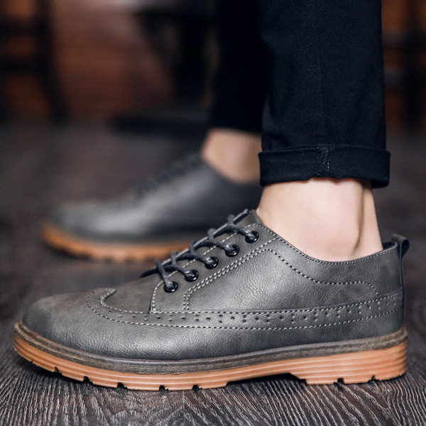 Formális férfi eco bőr cipő több színben