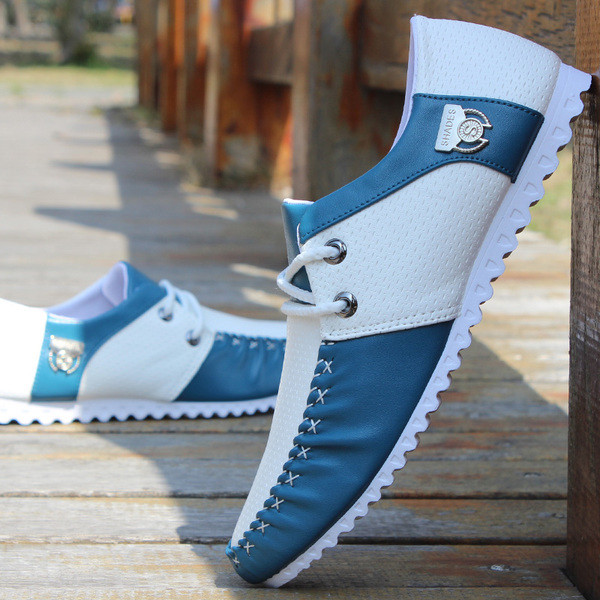 Öko bőrből készült modern férfi cipő több színben