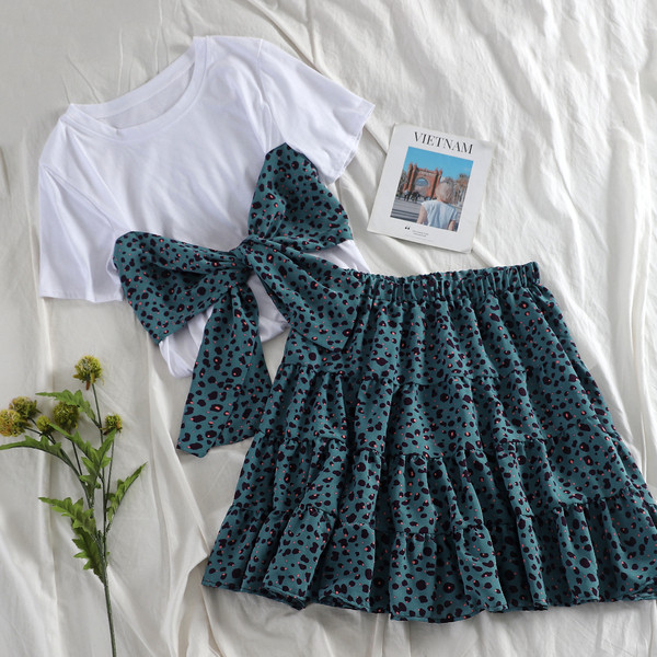 ÚJ női szoknya szett + blúz több mintában