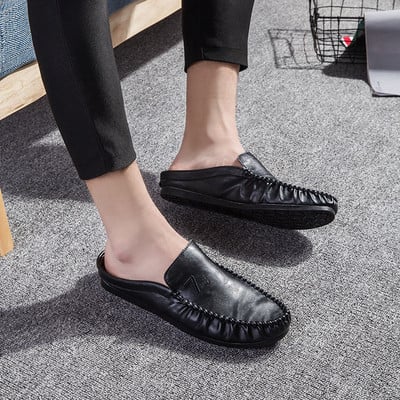 Mocasini moderni pentru barbati din piele ecologica in mai multe culori