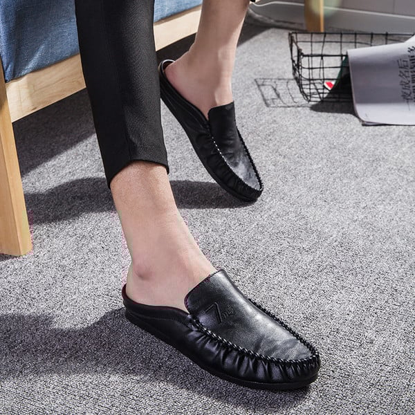 Mocasini moderni pentru barbati din piele ecologica in mai multe culori