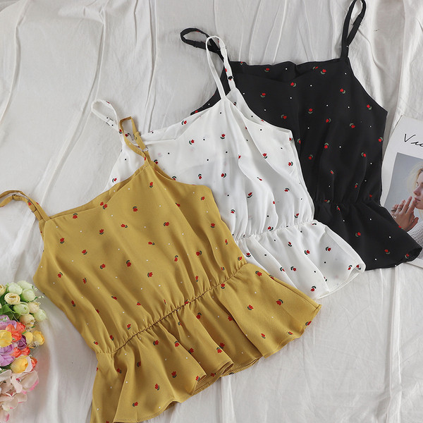 Női felső vékony pánttal, három színben