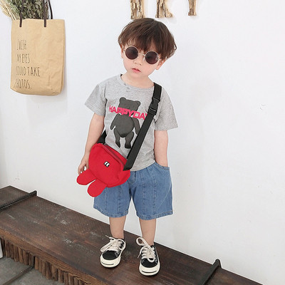 Tricou pentru copii alb și gri - pentru băieți