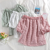 Női blúz rövid ujjal, három színben