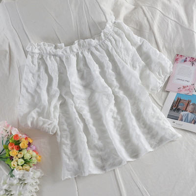 Női blúz rövid ujjal, három színben