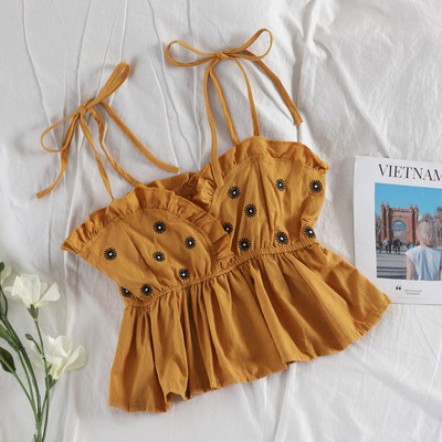 Дамски модерен потник с презрамки в няколко цвята