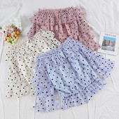 Modern női pöttyös blúzok többféle színben