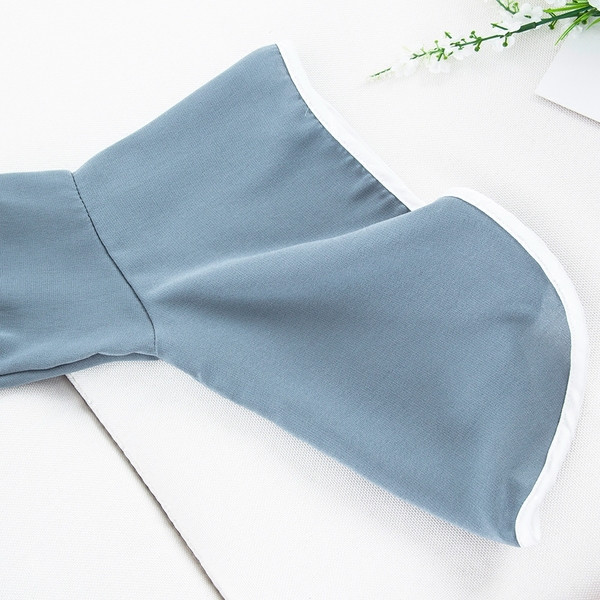 Bluză de damă modernă cu mâneci lotus în patru culori