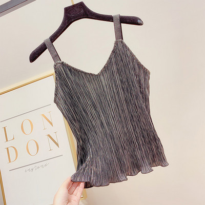 Stílusos női felső négy színben és pántban