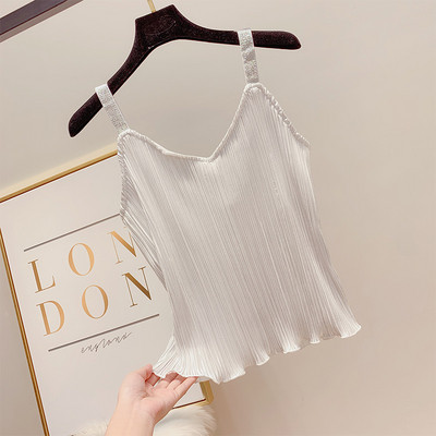 Stílusos női felső négy színben és pántban