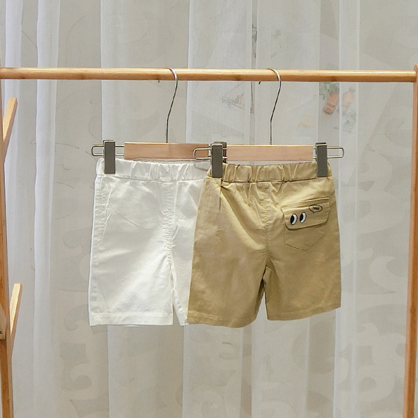 Gyermek rövidnadrág két színben rátéttel - fiúknak