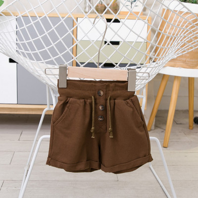 Gyermek rövidnadrág fehér és barna színben fiúknak