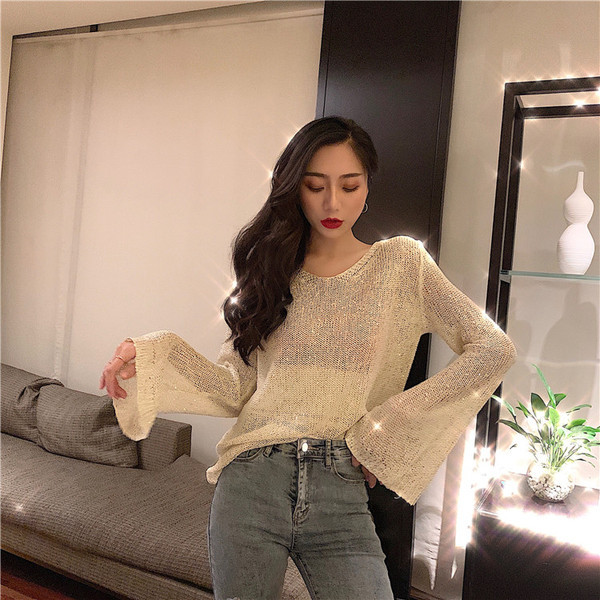 Női modern blúz nyakkendővel és lótusz ujjú több színben