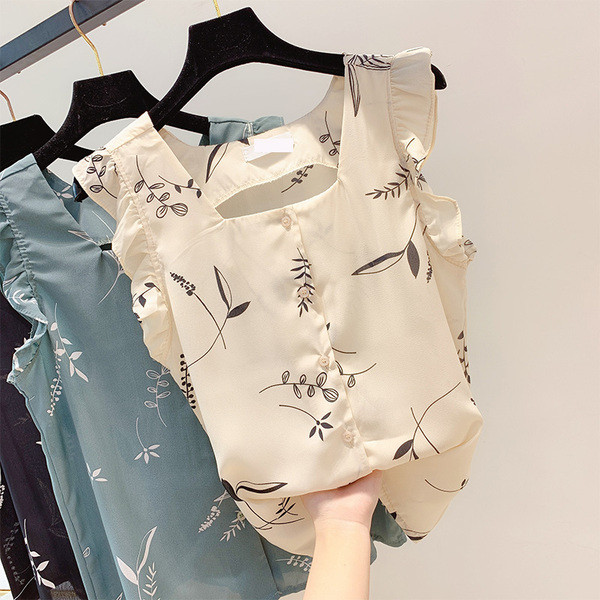 Modern női felső, gombokkal, három színben