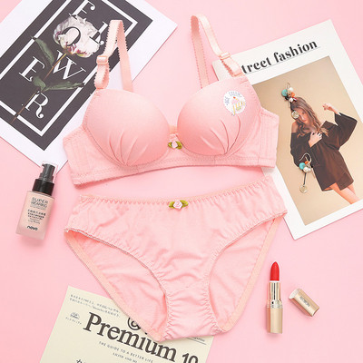 Napi fehérnemű szett két részből, rózsaszín, szürke, kék és fehér színben