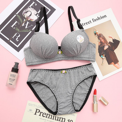 Napi fehérnemű szett két részből, rózsaszín, szürke, kék és fehér színben