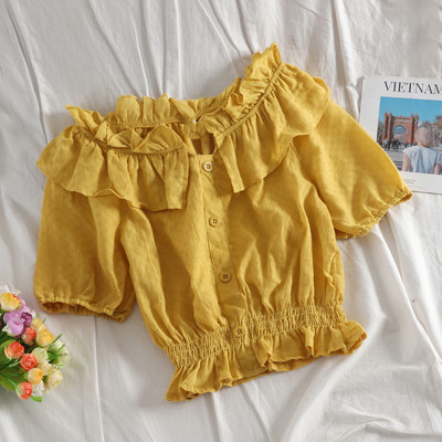 Modern női blúz gombokkal több színben