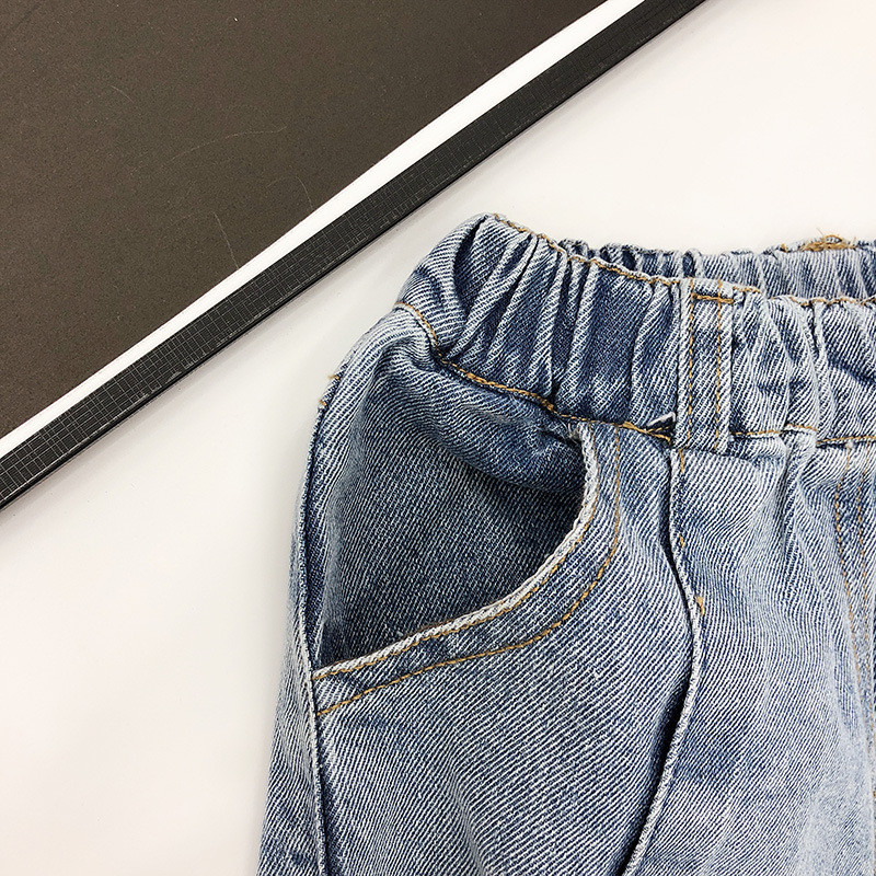 Zsebekkel ellátott rövid gyerek farmer lányoknak