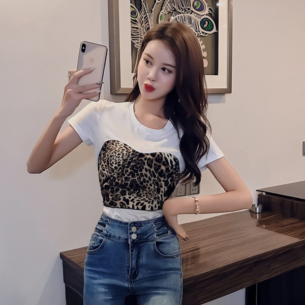 Γυναικεία μπλούζα με λεοπάρδαλη πριντ