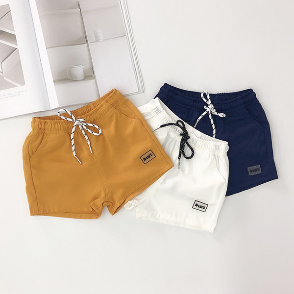 Gyermek rövidnadrág három színben nyakkendővel - fiúknak