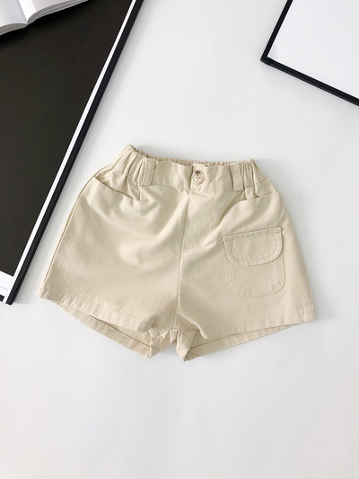 Детски модерни къси панталони в два цвята за момчета