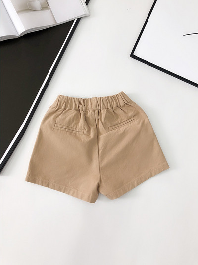 Детски модерни къси панталони в два цвята за момчета