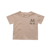 Modern gyerek póló fiúknak rövid ujjal és rátéttel