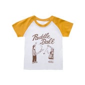 Tricou pentru copii pentru baieti in trei culori cu aplicatie si maneci scurte