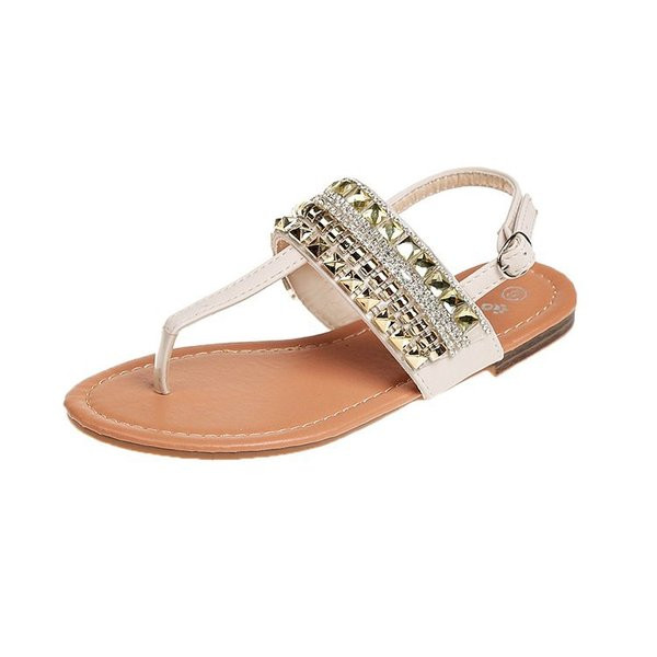 Női nyári szandál díszítéssel, különböző modellekben fekete, fehér, zöld