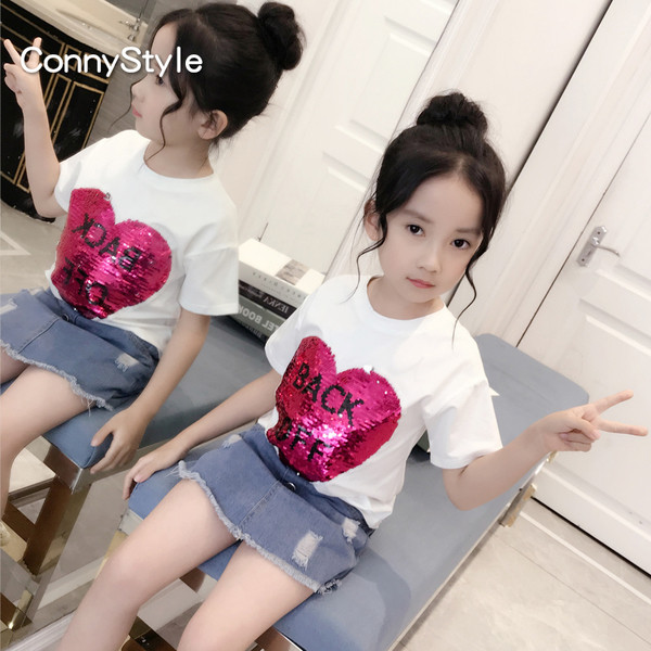 Σύγχρονη μπλούζα για κορίτσια με πούλιες