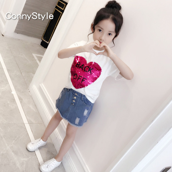 Σύγχρονη μπλούζα για κορίτσια με πούλιες