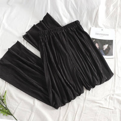 Model nou de pantaloni dama plisati cu elastic