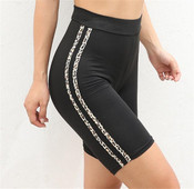 Jambiere sport de damă cu model leopard