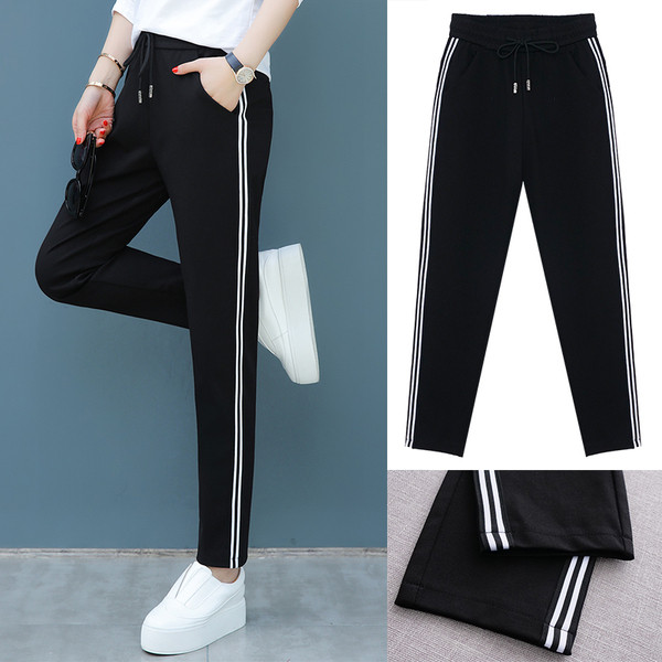 Női alkalmi nadrág oldalsó szegéllyel