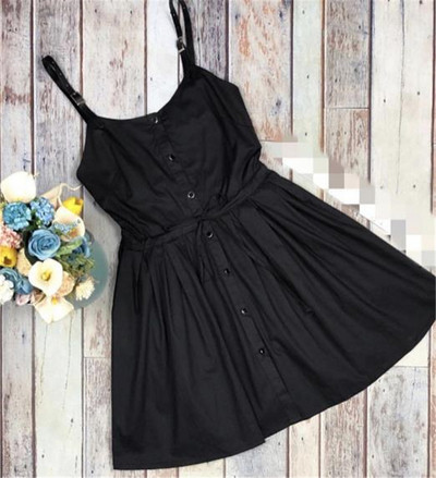 Lezser női ruha bőr pántokkal több színben