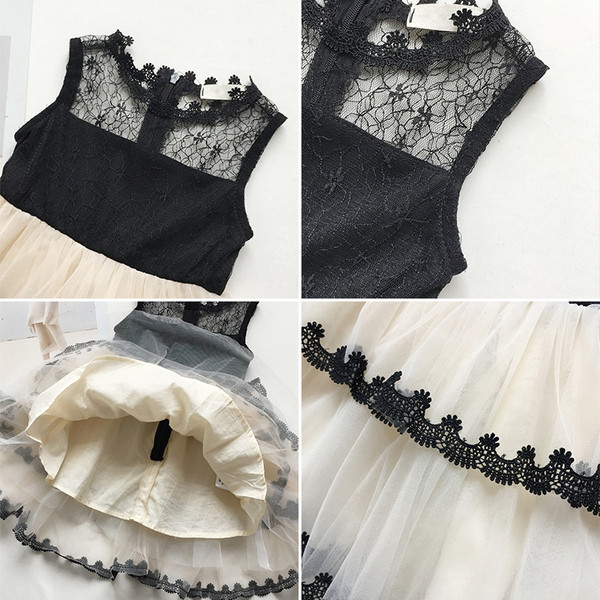 Rochie moderna pentru copii cu decolteu O pentru fete