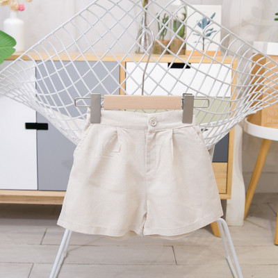 Zsebekkel ellátott gyerek rövidnadrág két színben - fiúknak