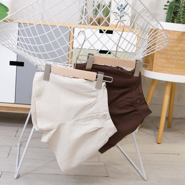 Zsebekkel ellátott gyerek rövidnadrág két színben - fiúknak