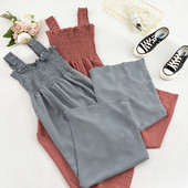 Salopeta de dama eleganta cu bretele groase in mai multe culori