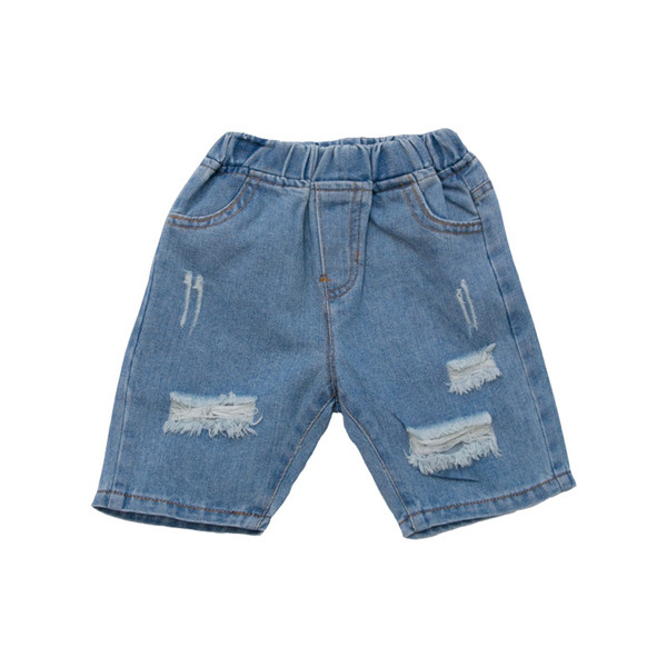 Παιδικά σορτς για αγόρια με σχισμένα μοτίβα και τσέπες