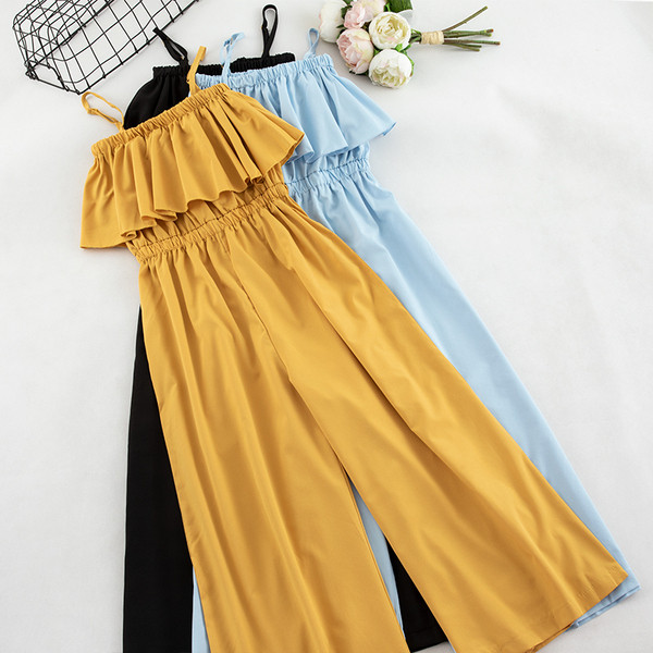 Stílusos női overall vékony pánttal, kétféle modellben és többféle színben