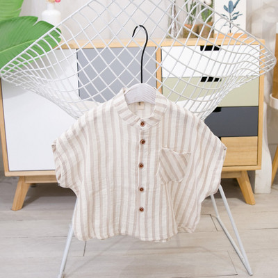 Stílusos gyereking fiúknak zsebbel és gombokkal