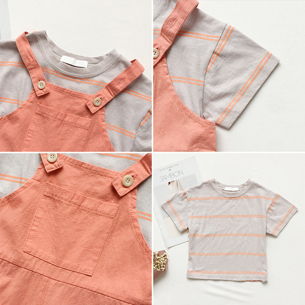 Napi gyermek overall és blúz lányoknak két színben